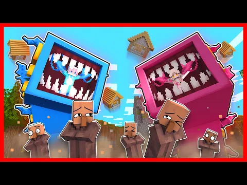 Video Thumbnail: ATUN & MOMON LAHIR SEBAGAI KELUARGA TRAIN EATER !! Feat @sapipurba Minecraft