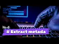 How to extract image metadata in using python hacker use