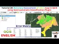 Accuracy Assessment of LULC map in QGIS using Semi automatic Classification Plugin
