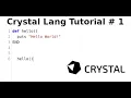 What is Crystal Language and how do I install it