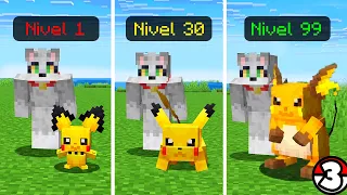 Evolucioné a mi POKEMON en Minecraft!⚡🤯