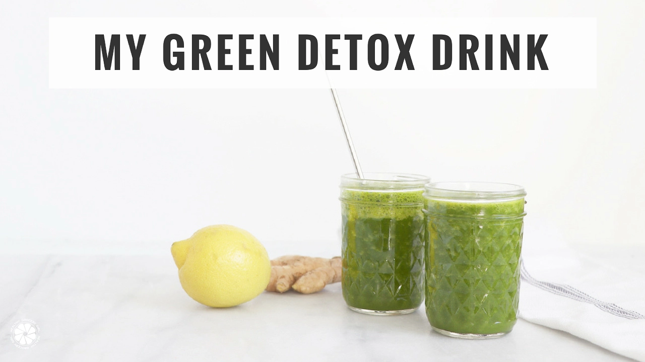 My Daily Green Drink   Easy, Detox, Juice, Smoothie   Healthy Grocery Girl