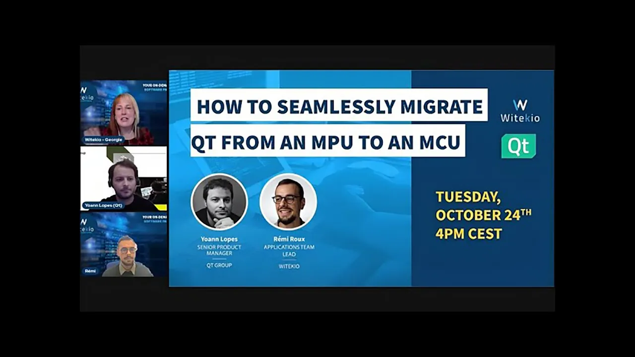 How to Seamlessly Migrate Qt from an MPU to an MCU