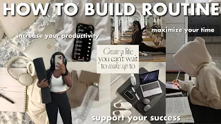 How to CREATE A ROUTINE that will IMPROVE YOUR LIFE in 2025 increase productivity maximize time