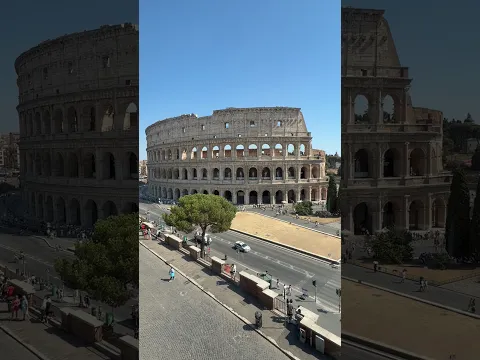 This apartment has the BEST VIEWS EVER #colosseum #rome #LocationLocationLocation