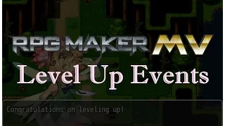 RPGMaker Level Up Events