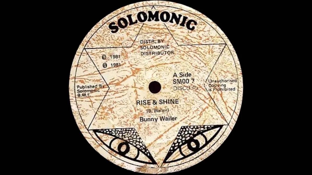 12'' Bunny Wailer - Rise & Shine (& Dub)