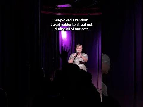 we picked a random guy…