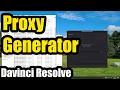 How to use Blackmagic Proxy Generator Davinci Resolve 18 Offline Relink Proxy Media