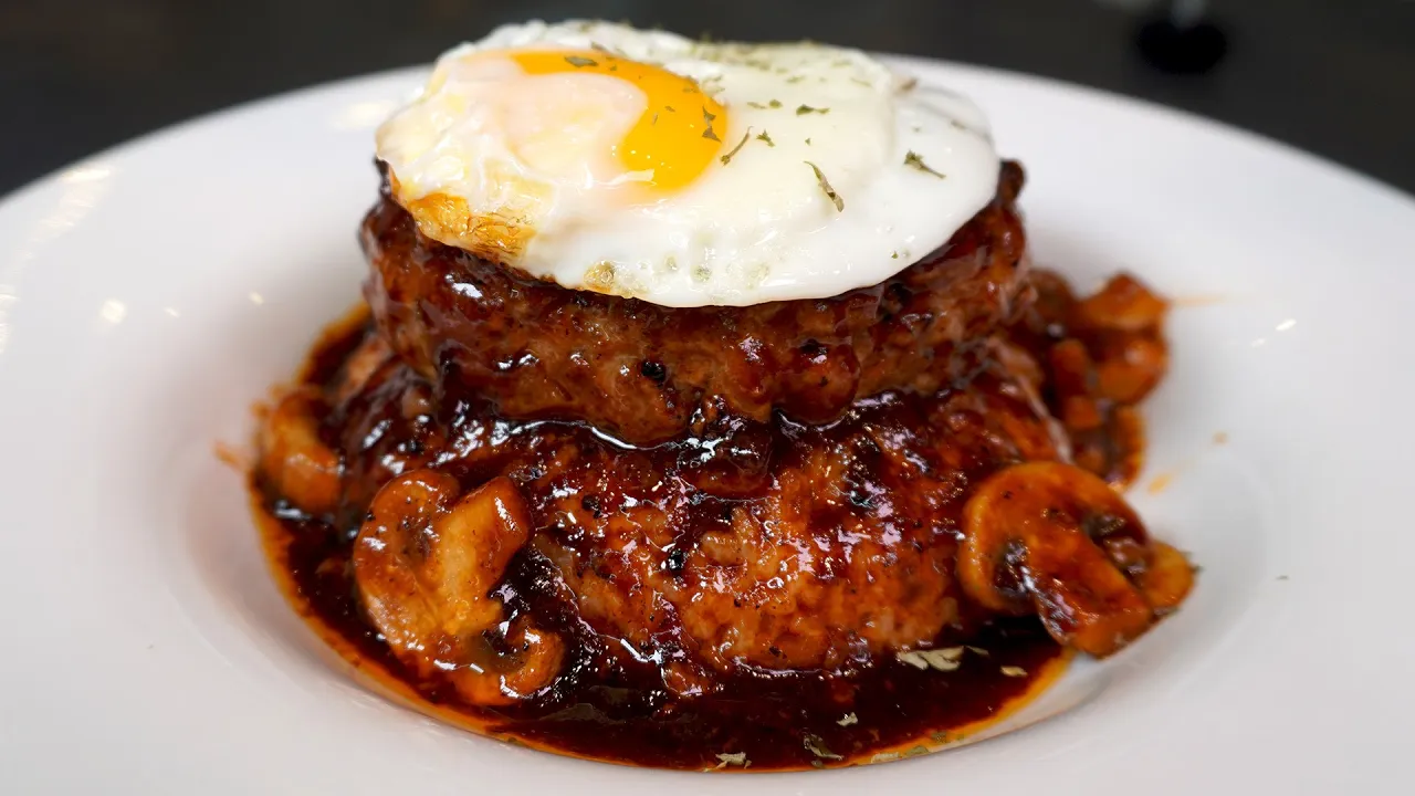 함박카츠 (함박스테이크)