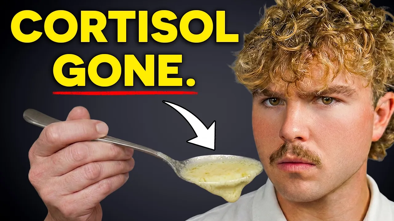 1 Tablespoon Before Bed KILLS Cortisol In 2 Minutes (Dr. Bright)