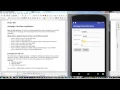 Android Programming Lecture V calculate mortgage app demo