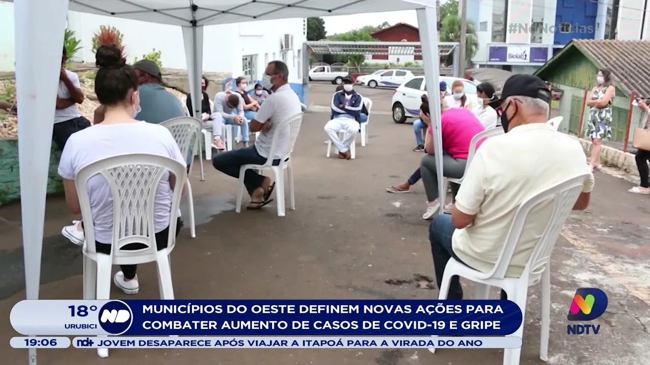 Municípios do oeste de SC definem novas ações para combater aumento de casos de Covid-19 e gripe