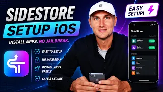 How to Setup SideStore iOS NO COMPUTER Best IPA Install Wireless Refresh Guide NEW