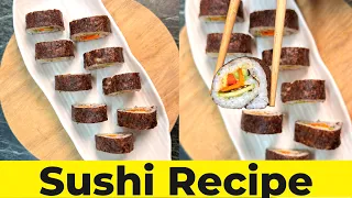 क्या आपने जापान की ये सुशी रेसिपी कभी खायी है | अब इसे घर पर बनाइये | Sushi Recipe