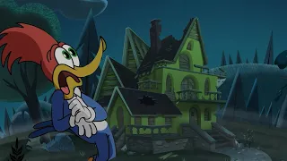 Pica-Pau Entra em uma Casa Assombrada! 👻 | Pica-Pau em Português