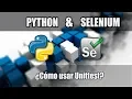 Ep Python with Selenium Course How to use UnitTest