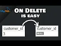 MySQL ON DELETE