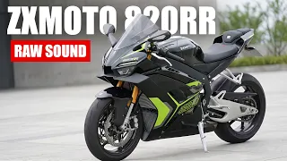 ZXMoto 820RR - First Ride POV *RAW SOUND*