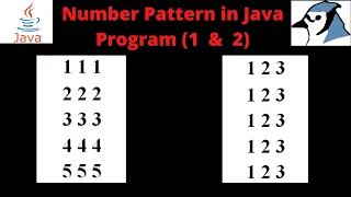 Number Pattern - 1 2 Program Logic in Java by Piyush Sir