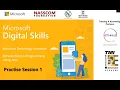 Digital Skills Session 41 - Practice Session 1