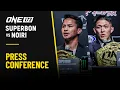 Download Lagu 🔴 [Live in HD] ONE 173: Superbon vs. Noiri | Press Conference | ONE173「スーパーボン vs. 野杁」| 記者会見