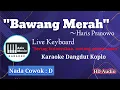 Download Lagu BAWANG MERAH KARAOKE KOPLO NADA PRIA FULL LIRIK BERJALAN ~ Haris Pranowo MP3
