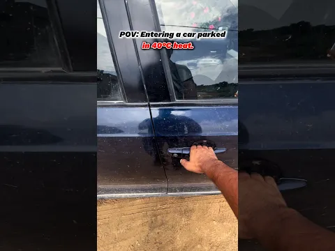Entering a car parked in 40 degree heat π₯΅ #shorts #gouravsharma00 #viral #automobile #trending