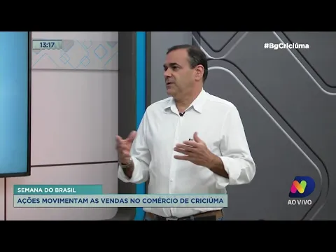 Início da Semana do Brasil busca movimentar o comércio de Criciúma