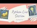 Basics of Python Live Session