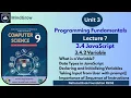 Unit 3 Programming Fundamentals 3 4 2 JavaScript Variables Class 9 Computer Science FBISE NBF