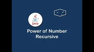 power of number recursive in java