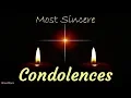 Condolence Message