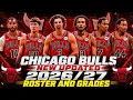 CHICAGO BULLS ROSTER STARTING 5 GRADES FULL TEAM BREAKDOWN