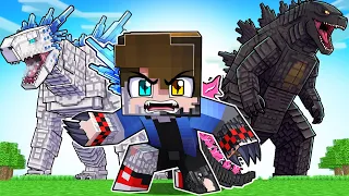 O FILHO do GODZILLA e SHIMO no Minecraft !
