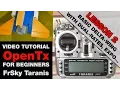 OpenTx on FrSky Taranis - tutorial for beginners