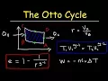 Otto Cycle of Internal Combustion Engines Gamma vs Compression Ratio Adiabatic Processes - Physics