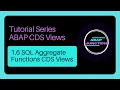 1 6 SQL Aggregate Functions in CDS Views