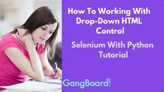 How To Working With Drop-Down HTML Control Selenium With Python Tutorial For Beginners