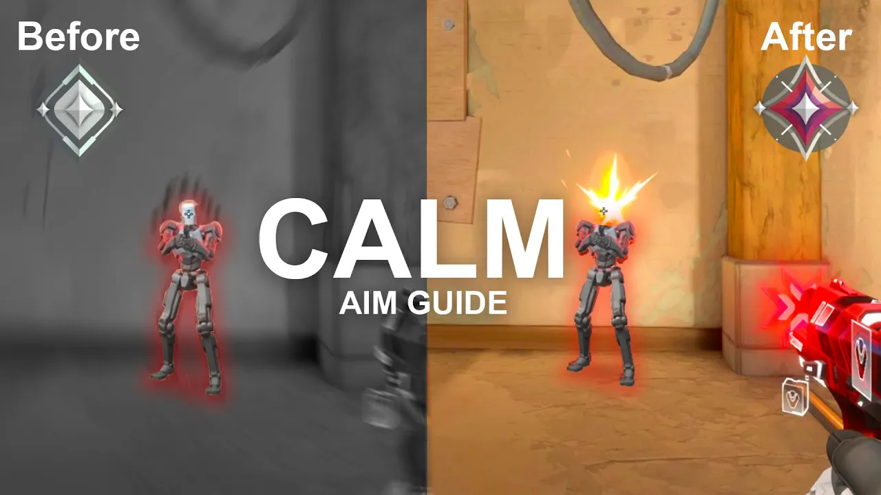 Outline Video How to ACTUALLY get Calm Aim.