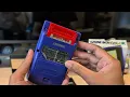 Nintendo Gameboy Color GBC Console Grape Purple Console Test with Box