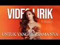 Lagu MAHALINI - UNTUK YANG BERSAMA NYA #KOMA, (LYRIC VIDEO) LIRIK LAGU VIRAL \u0026 TRENDING TERBARU