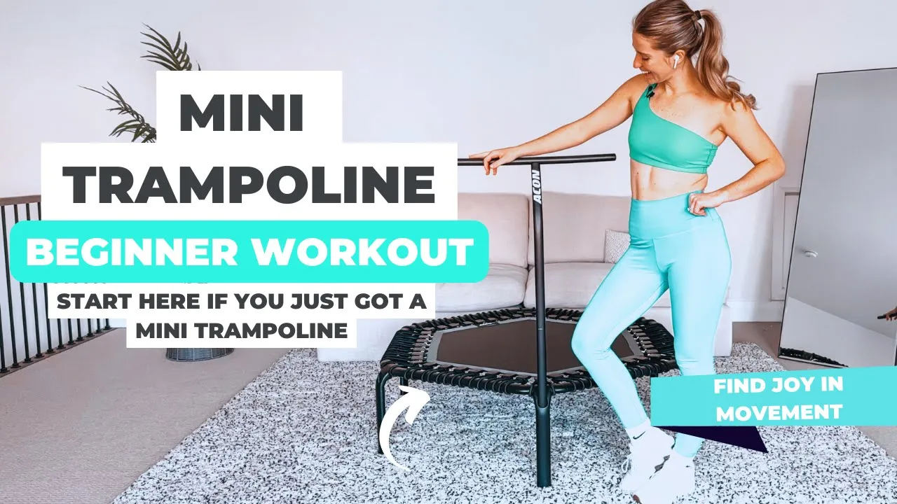 10 min Beginner Mini Trampoline Workout | Low Impact Fitness