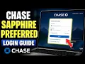 How to login to Chase Sapphire Preferred - Beginner Guide