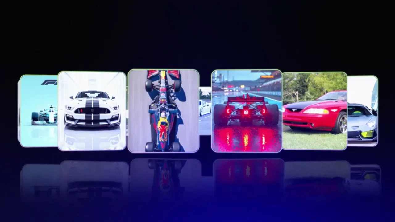 ui style carousel promo video