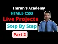HTML CSS Live Projects Bangla Part 2