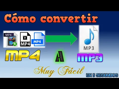 Download MP3 Cómo convertir MP4 A MP3 al instante.