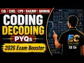 Coding Decoding PYQs 2026 SSC CGL CHSL CPO GD MTS Previous Year Questions Reasoning by SG Sir