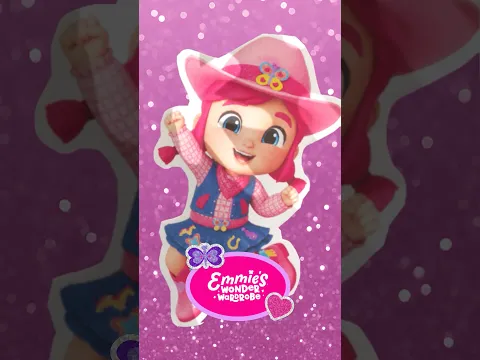 Sparkle Cowgirl! ✨ Get Ready & Dress Up Party With Emmie For Kids #shorts #fun