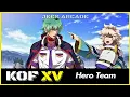 Kof XV - Hero Team - No Death - Story Mode (with comments)